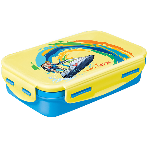 Термо ланч-бокс MILTON Steely Tiffin DeLuxe 525мл Blue/Yell.(ML37305-BY)