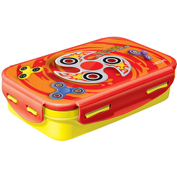 Термо ланч-бокс MILTON Steely Tiffin DeLuxe 525мл Yellow/Red(ML37305-YR)