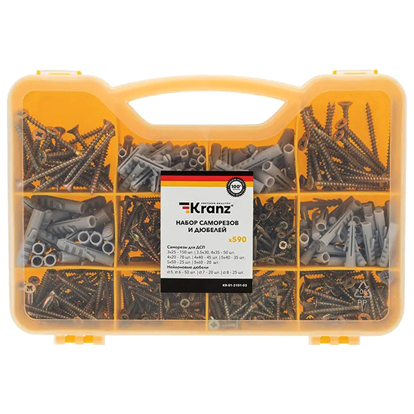 Набор ручного инструмента Kranz KR-01-3101-03 фото