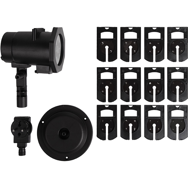 Светильник-проектор NEON-NIGHT LED 12 В, 12 сменных слайдов, цвет RGBW