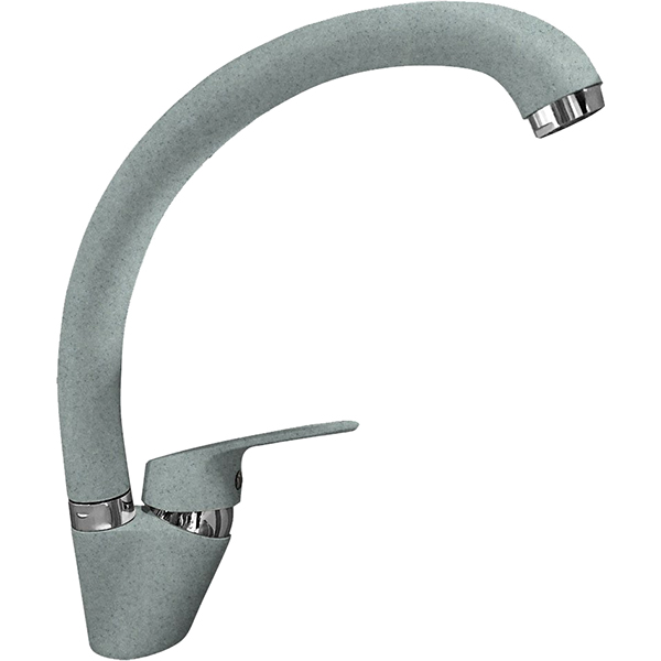 Смеситель Granfest QUARZ боковой D-35mm (серый) фото