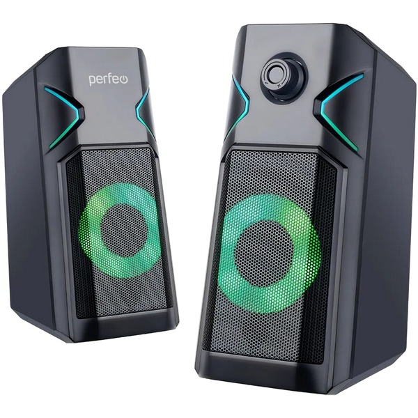 Колонки компьютерные 2.0 Perfeo DISCO 2.0 мощность 2х3 Вт PF_B3376