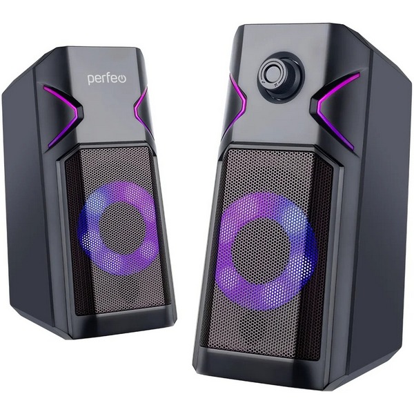Колонки компьютерные 2.0 Perfeo DISCO 2.0 мощность 2х3 Вт PF_B3376