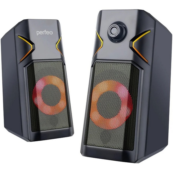 Колонки компьютерные 2.0 Perfeo DISCO 2.0 мощность 2х3 Вт PF_B3376
