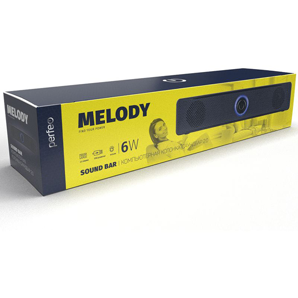 Компьютерная колонка-саундбар Perfeo MELODY PF_A4435