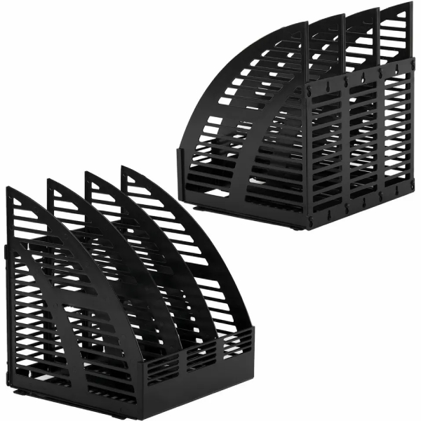 Лоток канцелярский Staff Basic 3 отд,чер