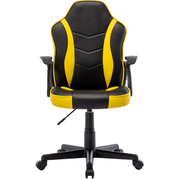 Кресло компьютерное Brabix Shark GM-203, черное/желтое