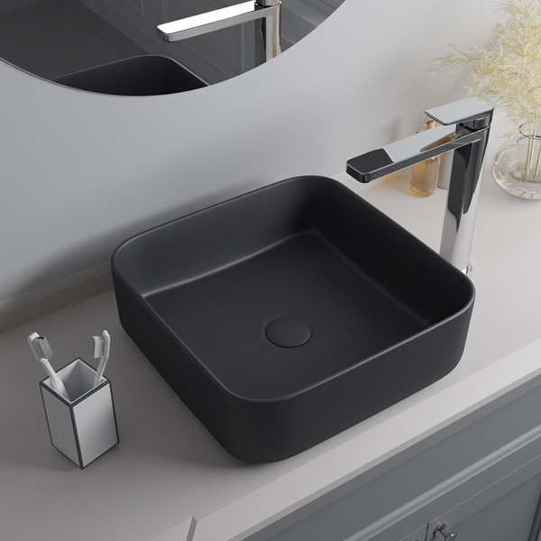 Раковина Iddis Серый матовый накладной, Bridge, BRIGM04i27