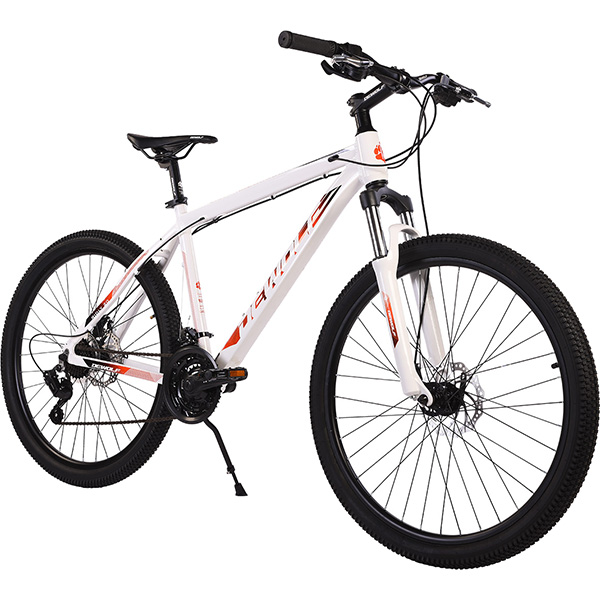 Велосипед Dewolf Ridly 20, 18, белый/красно-оранжевый/черный