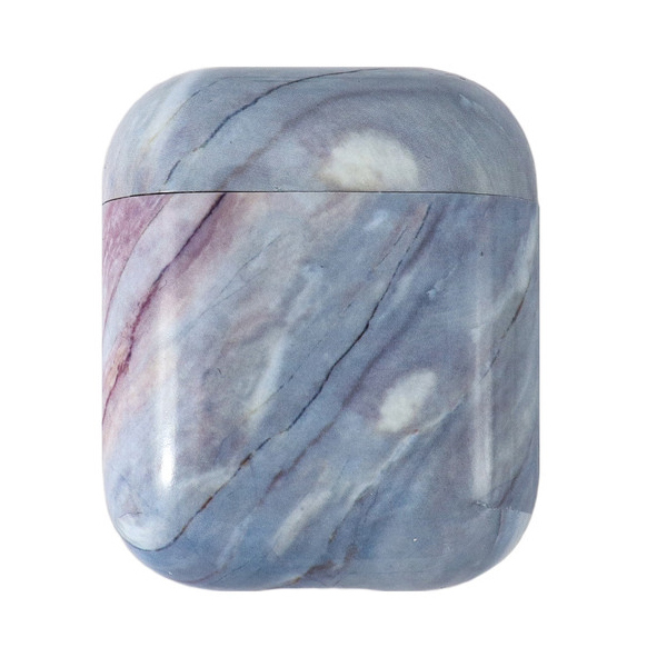 Чехол LuxCase для AirPods 1/2 Marbel PC серый