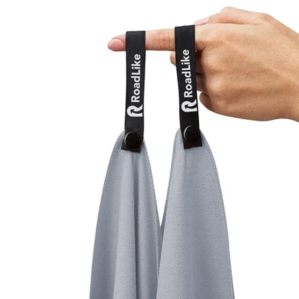 Полотенце спортивное охлаждающее RoadLike Travel 50x100 см серый