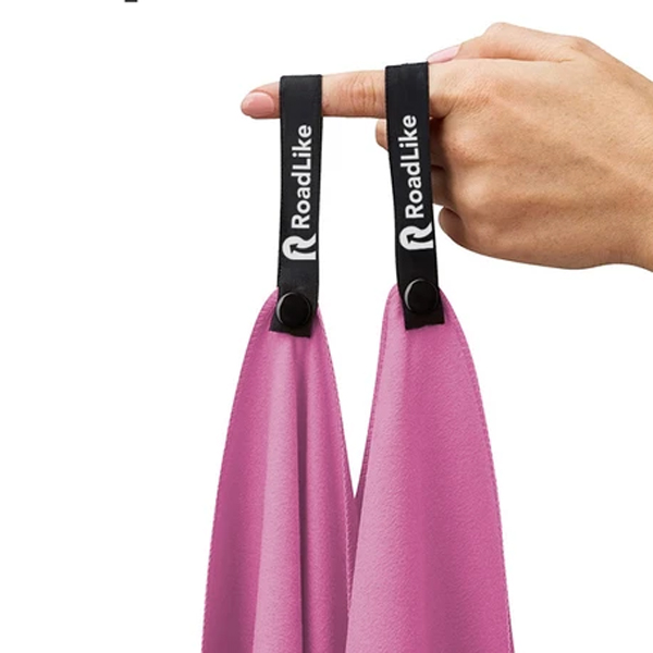 Полотенце спортивное охлаждающее RoadLike Travel 50x100 см фуксия