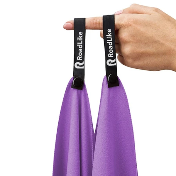 Полотенце спортивное охлаждающее RoadLike Travel 50x100 см черника