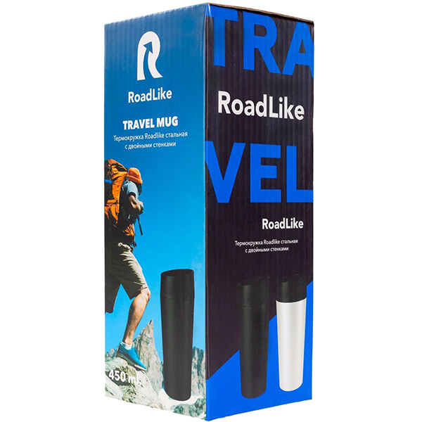 Термокружка RoadLike 450мл белый