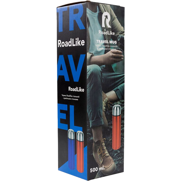 Термос RoadLike 500мл красный