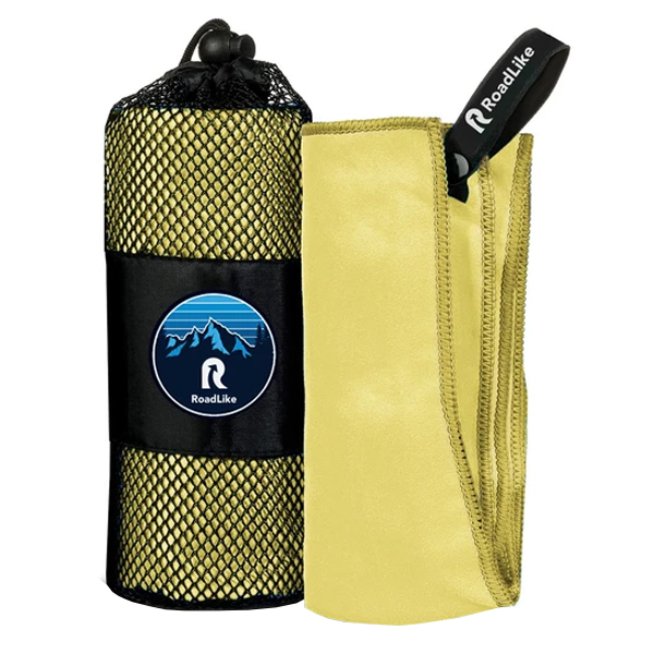 Полотенце спортивное охлаждающее RoadLike Camp 70*140 см желтый