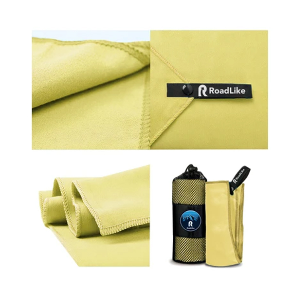 Полотенце спортивное охлаждающее RoadLike Camp 70*140 см желтый