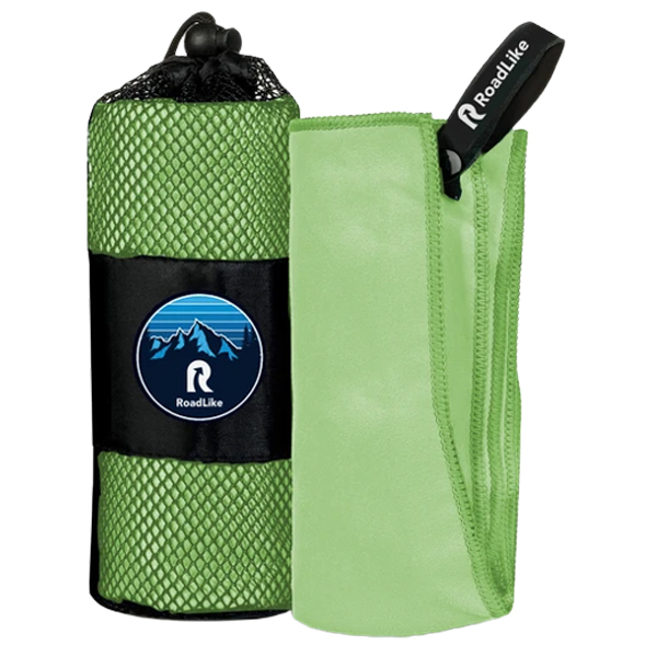 Полотенце спортивное охлаждающее RoadLike Camp 70*140 см зеленый