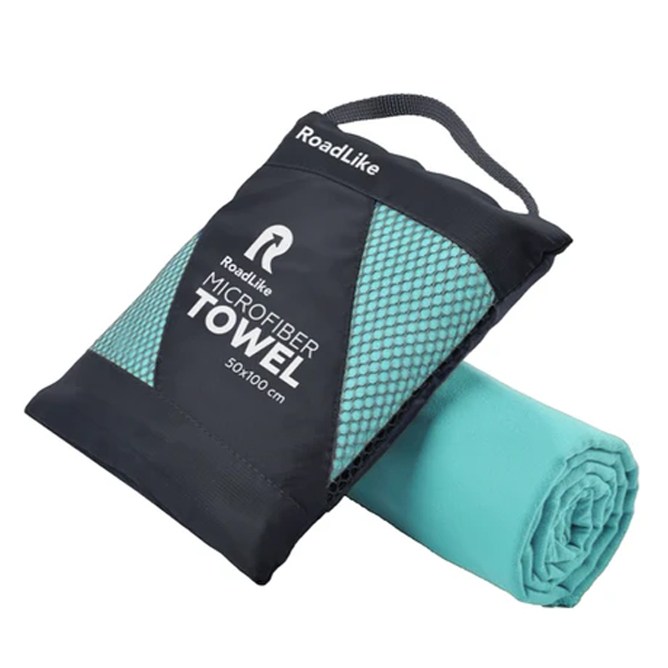 Полотенце спортивное охлаждающее RoadLike Travel 50*100 см мятный