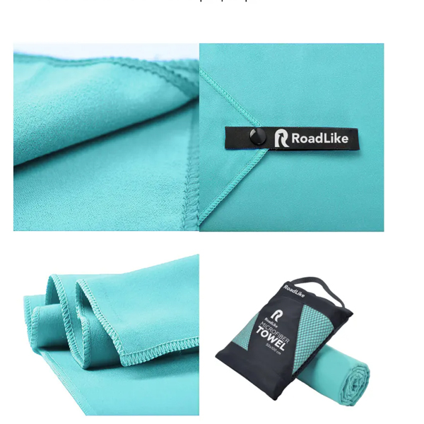 Полотенце спортивное охлаждающее RoadLike Travel 50*100 см мятный