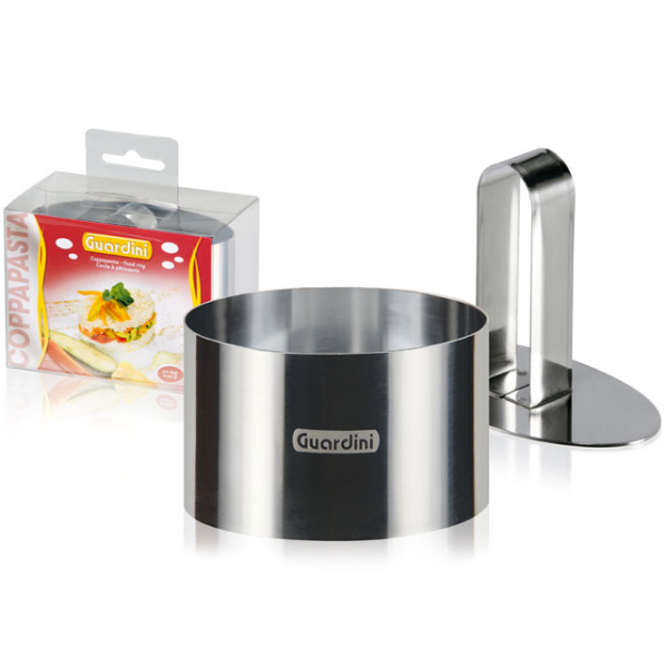 Форма для выпекания (металл) Guardini Food Ring Овал с прессом 9х5 см