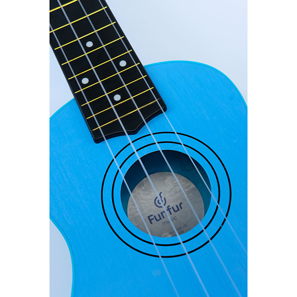 Укулеле Funfur Music Сопрано пластик/дерево голубой