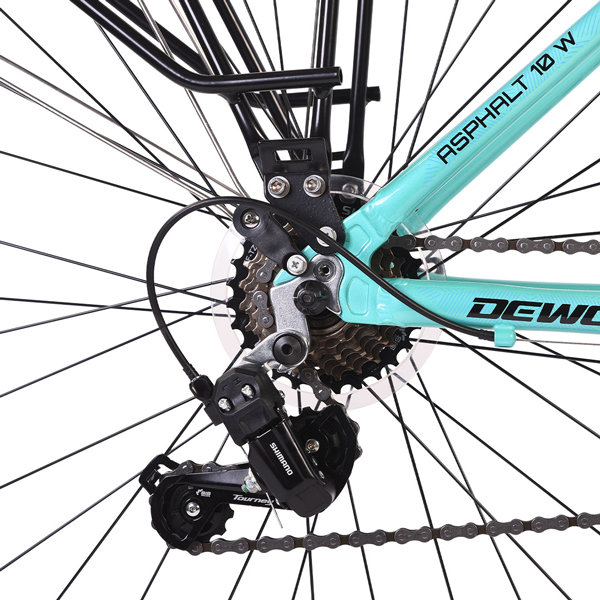 Велосипед Dewolf Asphalt 10 W, 16, chameleon sky blue/white/blue