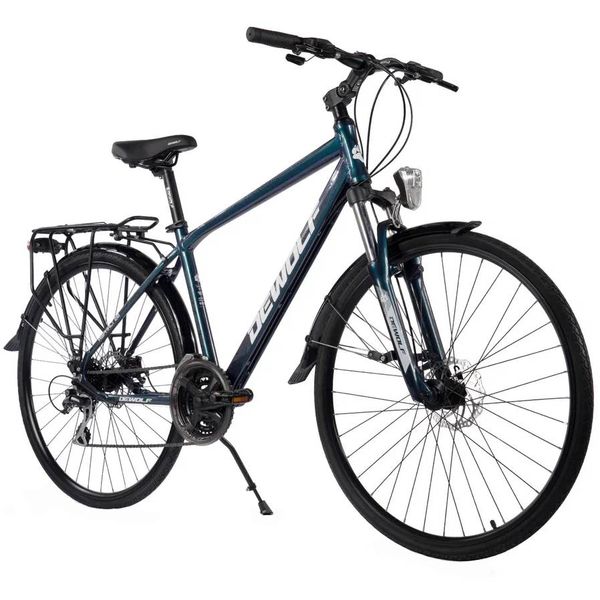 Велосипед Dewolf Asphalt 20, 18, chameleon dark green/white/grey