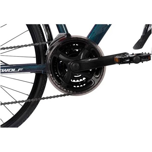 Велосипед Dewolf Asphalt 20, 20, chameleon dark green/white/grey