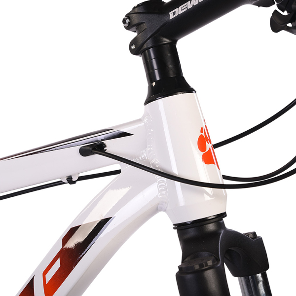 Велосипед Dewolf Ridly 20, 16, neon red/white/black