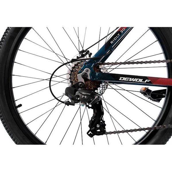 Велосипед Dewolf Ridly 30, 16, chameleon dark green/white/black