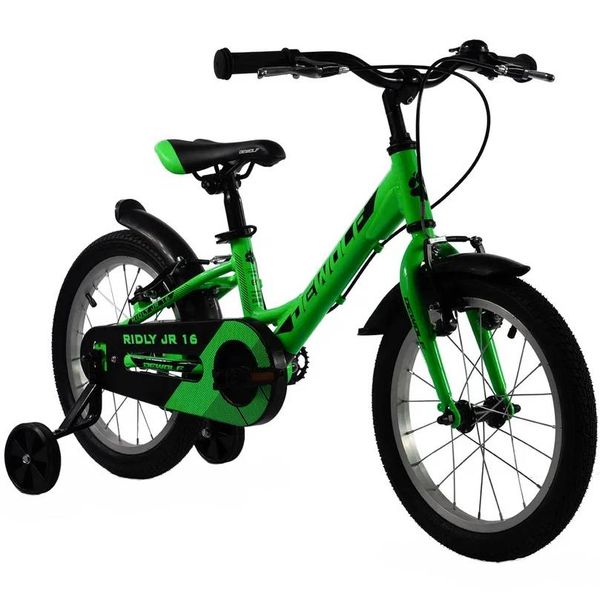 Велосипед Dewolf Ridly JR 16, One Size Only, neon green/black