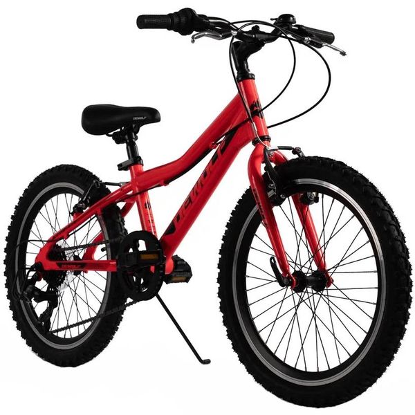 Велосипед Dewolf Ridly JR 20, One Size Only, neon red/black/red