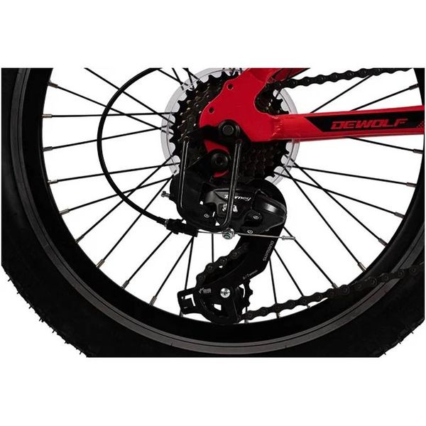 Велосипед Dewolf Ridly JR 20, One Size Only, neon red/black/red