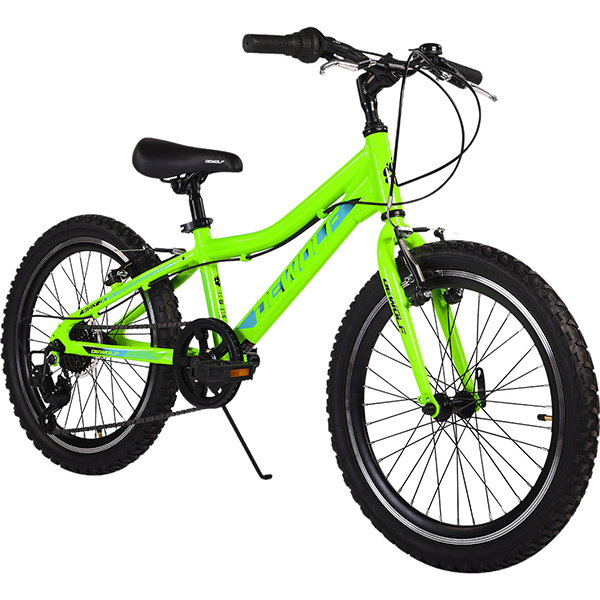 Велосипед Dewolf Ridly JR 20, OSO, неон лайм/светло-голубой/черный