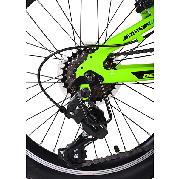 Велосипед Dewolf Ridly JR 20, OSO, неон лайм/светло-голубой/черный