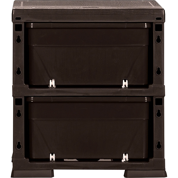 Комод интерьерный Элластик-Пласт 2 ящика (К-001 Ш)