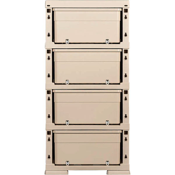 Комод интерьерный Элластик-Пласт 4 ящика (К-007 Б)