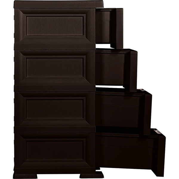 Комод интерьерный Элластик-Пласт 4 ящика (К-007 Ш)