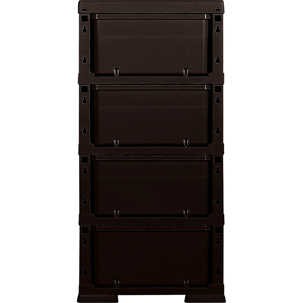 Комод интерьерный Элластик-Пласт 4 ящика (К-007 Ш)