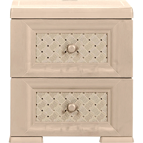 Комод интерьерный Элластик-Пласт 2 ящика (К-001 Б)