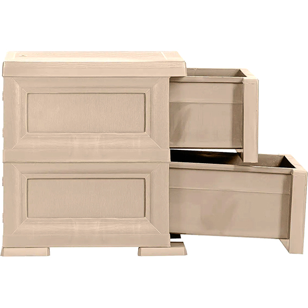 Комод интерьерный Элластик-Пласт 2 ящика (К-001 Б)