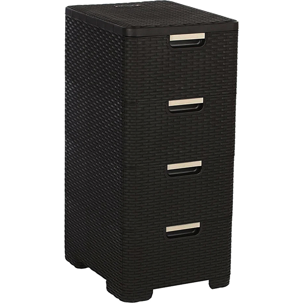 Комод интерьерный Элластик-Пласт 4 секции (ЭП 013228)