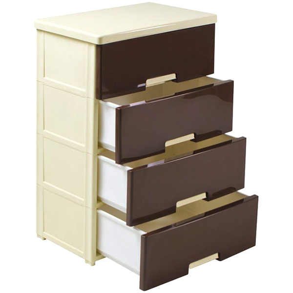 Комод интерьерный Элластик-Пласт 4 секции (ЭП 371839)