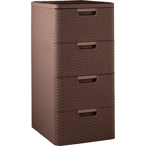 Комод интерьерный Элластик-Пласт 4 секции (ЭП 132469)