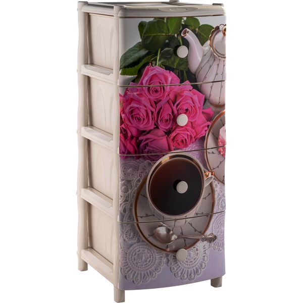 Комод интерьерный Элластик-Пласт 4 секции ( ЭП 644625)