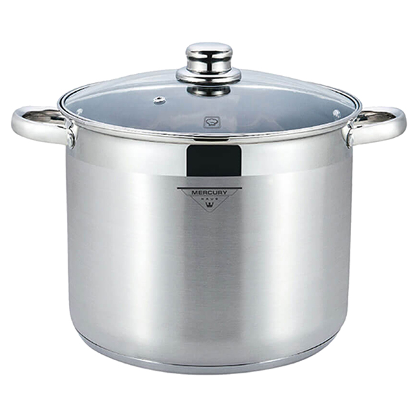 Кастрюля MERCURYHAUS Cosmo 9л 24x20см, с крышкой (MC-7031)