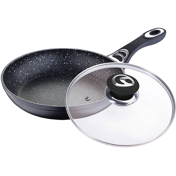 Сковорода MERCURYHAUS 22см, с крышкой (MC-6284)