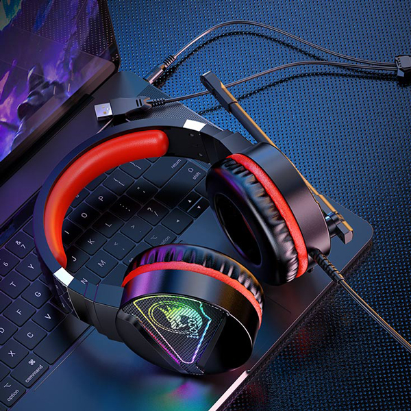 Наушники игровые Hoco W104 Touring красные