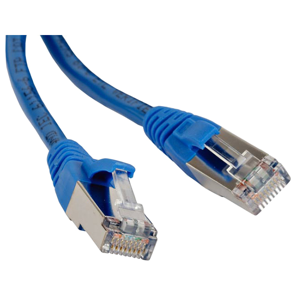 Кабель для компьютера Hyperline PC-LPM-STP-RJ45-RJ45-C5e-5M-LSZH-BL фото